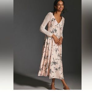 NWT By Anthropologie Sweetheart midi dress size 2